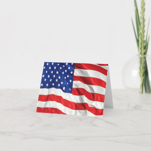 American Theme Thank You Cards