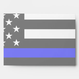 American Thin Blue Line Graphic Envelope