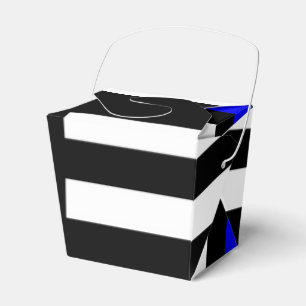 American Thin Blue Line Graphic Favor Box