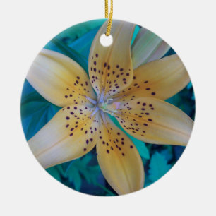 American Tiger Lily Ceramic Ornament
