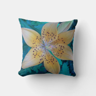American Tiger Lily Throw Pillow