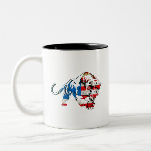 American Tiger Two-Tone Coffee Mug