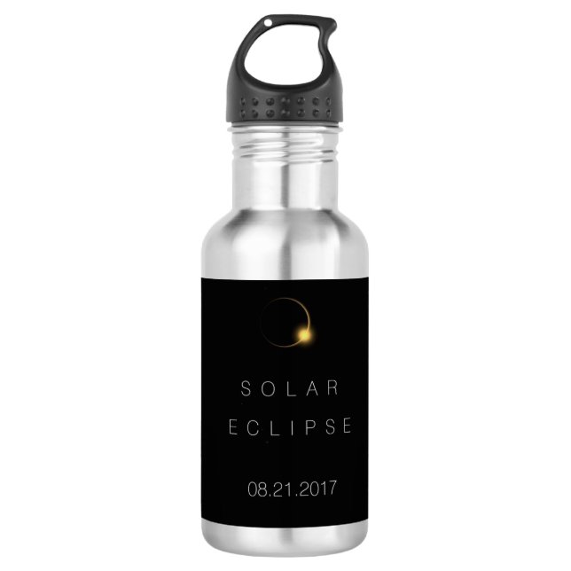 American Total Solar Eclipse  2017 532 Ml Water Bottle (Front)