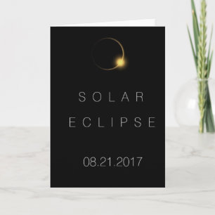 American Total Solar Eclipse 2017 Card