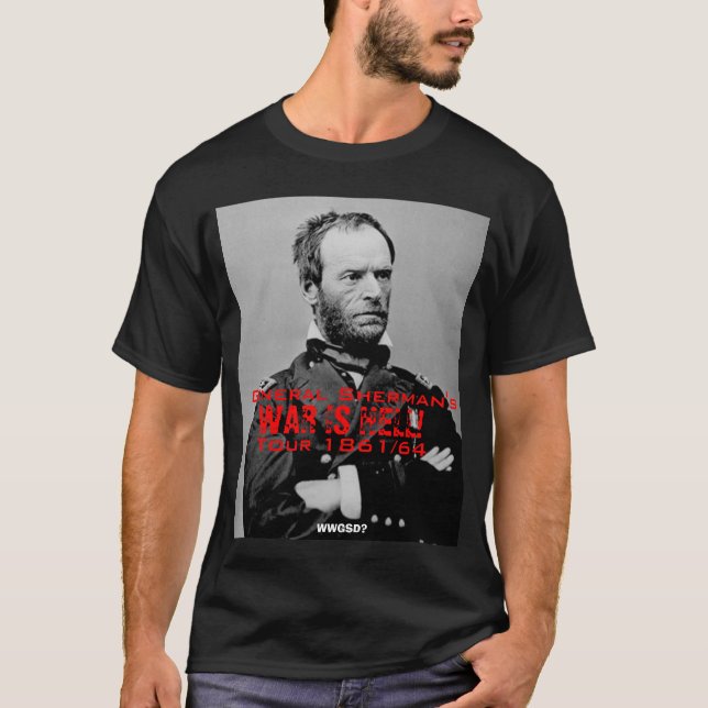 American Tour T-shirt du Général Sherman (Devant)