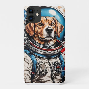 American Traditional Dog Drawing iPhone 11 Case
