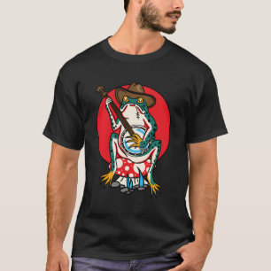 American Traditional Old School Tattoo Flash Frog  T-Shirt