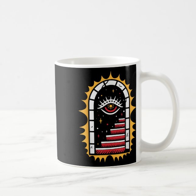 American Traditional Old School Tattoo Flash Ink S Coffee Mug (Right)