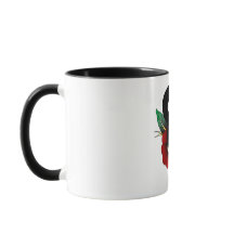 American Traditional Tattoo Flower Kettlebell 