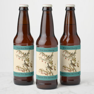 American Tree Sparrow, Audubon's Birds of America Beer Bottle Label
