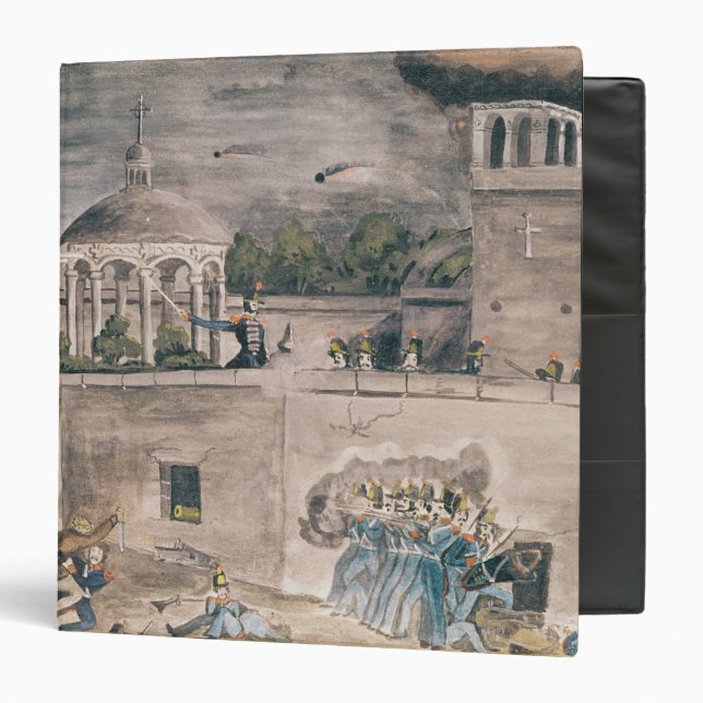 American troops under General Doniphan Binder (Front/Inside)