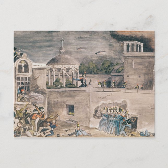 American troops under General Doniphan Postcard (Front)