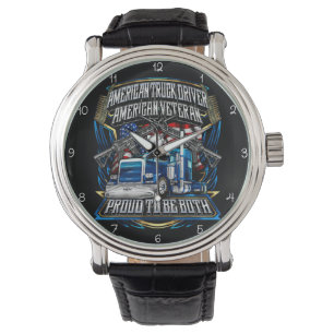 American Truck Driver, Veteran, Proud Watch