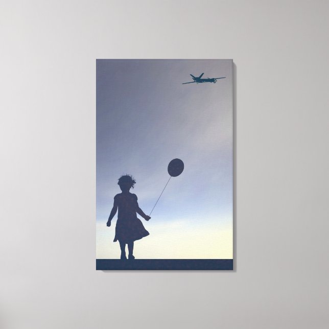 American Twilight Stretched Canvas Print (Front)