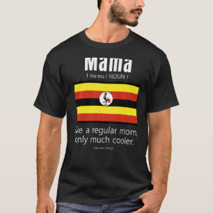 American Ugandan Patriot Flag Mothers Day Uganda M T-Shirt
