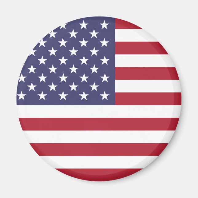American United States USA Flag Magnet (Front)