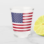 American United States USA Flag Shot Glass
