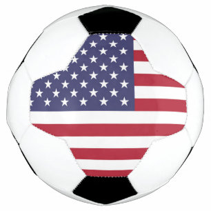 American United States USA Flag Soccer Ball