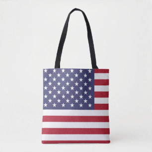 American United States USA Flag Tote Bag