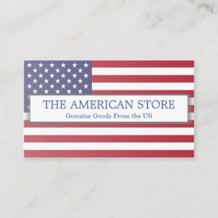 American / US Store - Flag Business Card