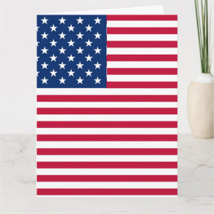 American USA Flag Pride Design-76353 Card
