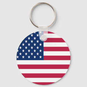 American USA Flag Pride Design-76353 Keychain