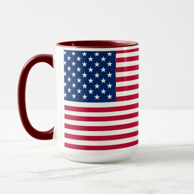 American USA Flag Pride Design-76353 Mug (Left)
