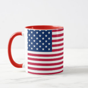 American USA Flag Pride Design Mug
