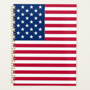 American USA Flag Pride Design Planner