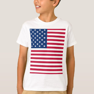 American USA Flag Pride Design T-Shirt