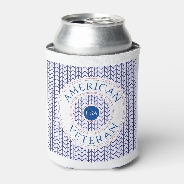 AMERICAN VETERAN Can Cooler (Can Front)