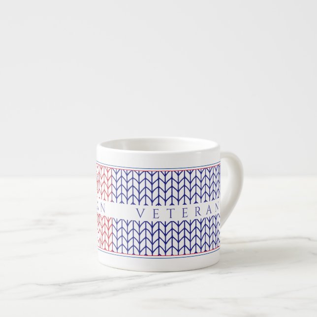 "AMERICAN VETERAN" Espresso Cup (Front Right)