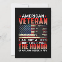 American Veteran I Am Not A Hero