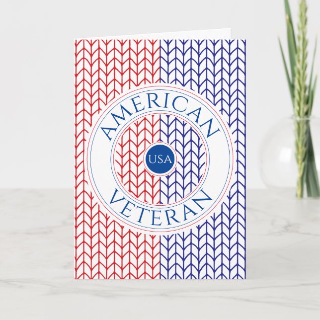 AMERICAN VETERAN "Thank You" Card (Front)