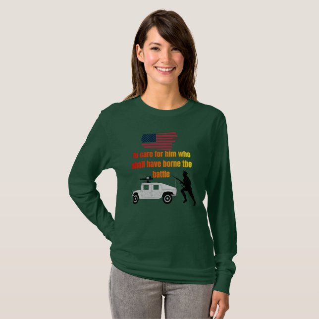 American veterans deep forest T-Shirt (Front Full)