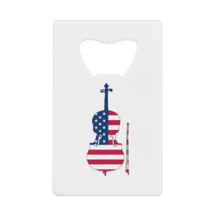 American Violin Credit Card Bottle Opener