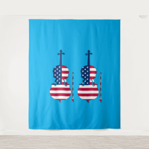 American Violin Tapestry