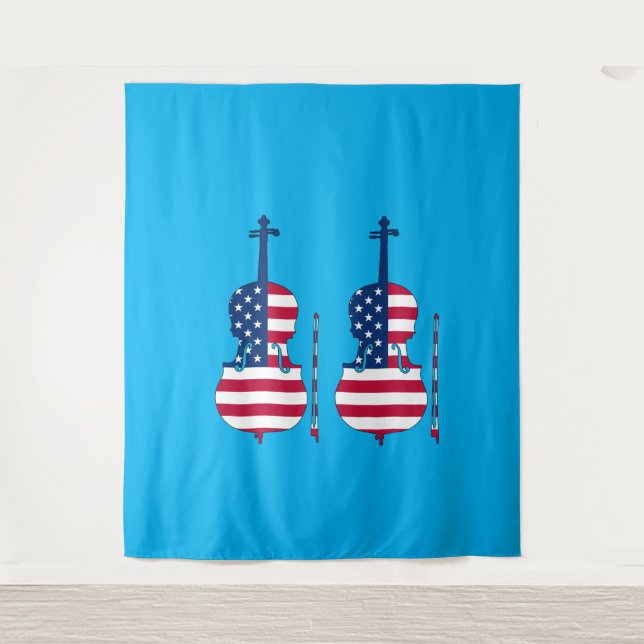 American Violin Tapestry (Front)