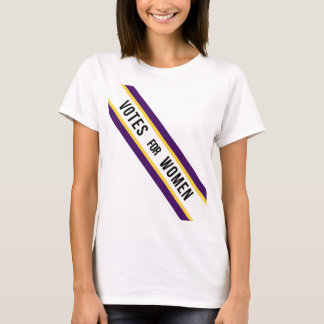 American Votes For Women Suffragette Sash T-Shirt