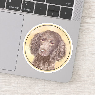 American Water Spaniel Painting - Original Dog Art