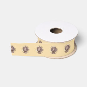 American Water Spaniel Painting - Original Dog Art Grosgrain Ribbon
