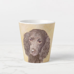 American Water Spaniel Painting - Original Dog Art Latte Mug