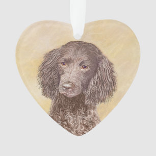 American Water Spaniel Peinture - Original Dog Art