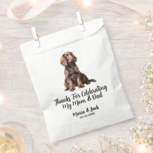 American Water Spaniel Pet Cocktail Wedding Favour Bag