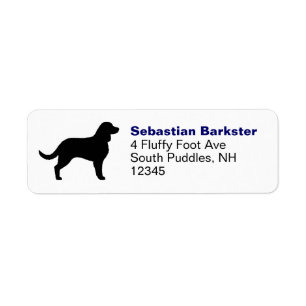 American Water Spaniel Silhouette Adresse de retou