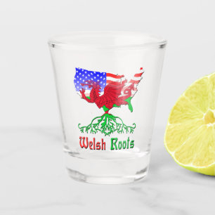 American Welsh Roots Shot Glass