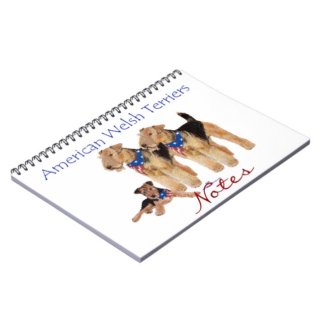 American Welsh Terriers Notebook (Left Side)