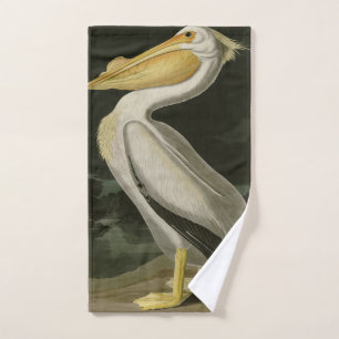 American White Pelican, Audubon's Birds of America Bath Towel Set