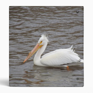 American White Pelican In Breeding Condition Binder