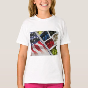 American White Red and Blue T-Shirt